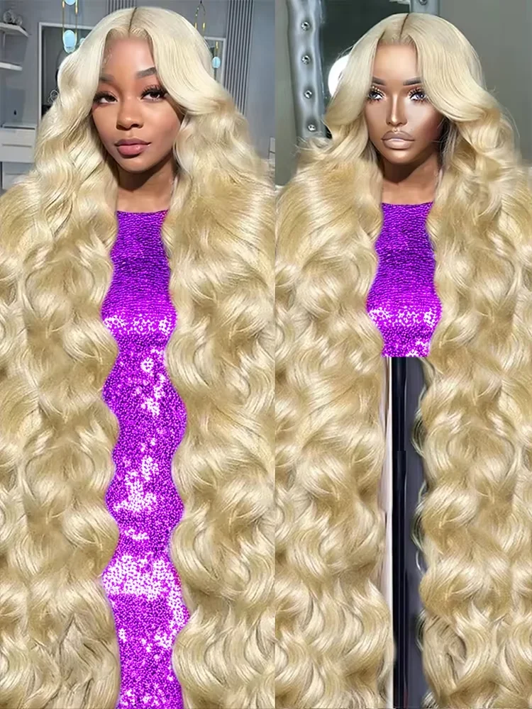 40 46 Inch 613 Body Wave Blonde 13x6 Hd Lace Frontal Human Hair Wigs Brazilian Color Water Wave Lace Frontal Wig 220% For Women
40 46 Inch 613 Body Wave Blonde 13x6 Hd Lace Frontal Human Hair Wigs Brazilian Color Water Wave Lace Frontal Wig 220% For Women