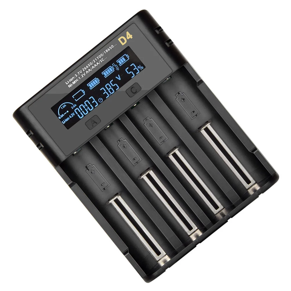 4 Bay Lcd For Aa Aaa F6 Rechargeable Batteries Smart Usb Charging Station Auto Shut-
4 Bay Lcd For Aa Aaa F6 Rechargeable Batteries Smart Usb Charging Station Auto Shut-