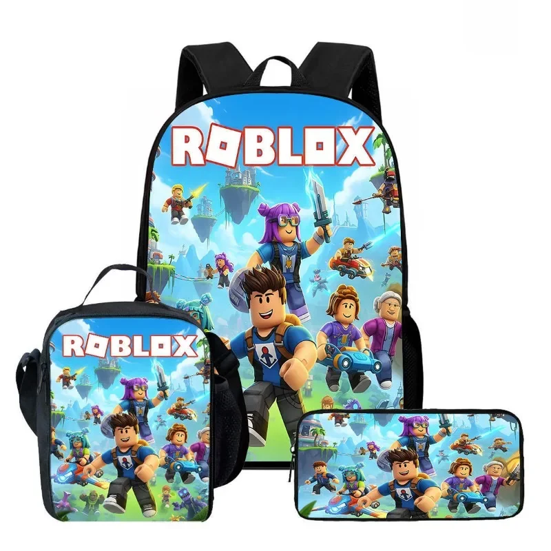 3Pcs/set Roblox Long-lasting Comfort School Backpack Unisex Student Backpack Lightweight Daily School Bag Casual Shoulder Bag
3Pcs/set Roblox Long-lasting Comfort School Backpack Unisex Student Backpack Lightweight Daily School Bag Casual Shoulder Bag