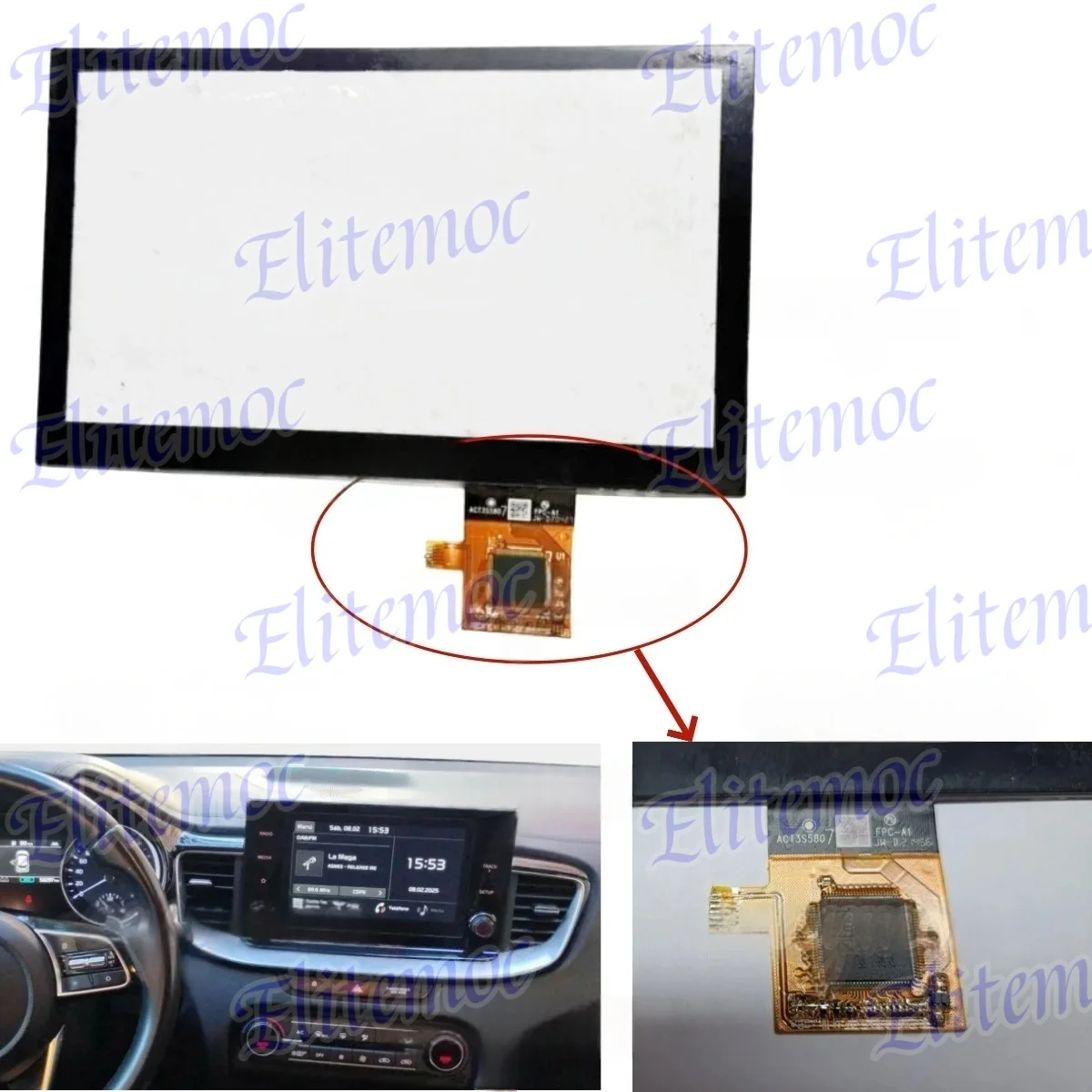 LCD Display Digitizer For 2021 2022 Hyundai Tucson Xceed OEM CC96111000 Heads-Up Screen Replacement
LCD Display Digitizer For 2021 2022 Hyundai Tucson Xceed OEM CC96111000 Heads-Up Screen Replacement