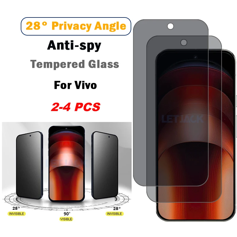 2-4Piece Privacy Protective Glass for Vivo iQOO Neo 10 9 8 7 9S Pro Plus Screen Protector for iQOO Neo7 6 5 SE Anti-spy Glass
2-4Piece Privacy Protective Glass for Vivo iQOO Neo 10 9 8 7 9S Pro Plus Screen Protector for iQOO Neo7 6 5 SE Anti-spy Glass