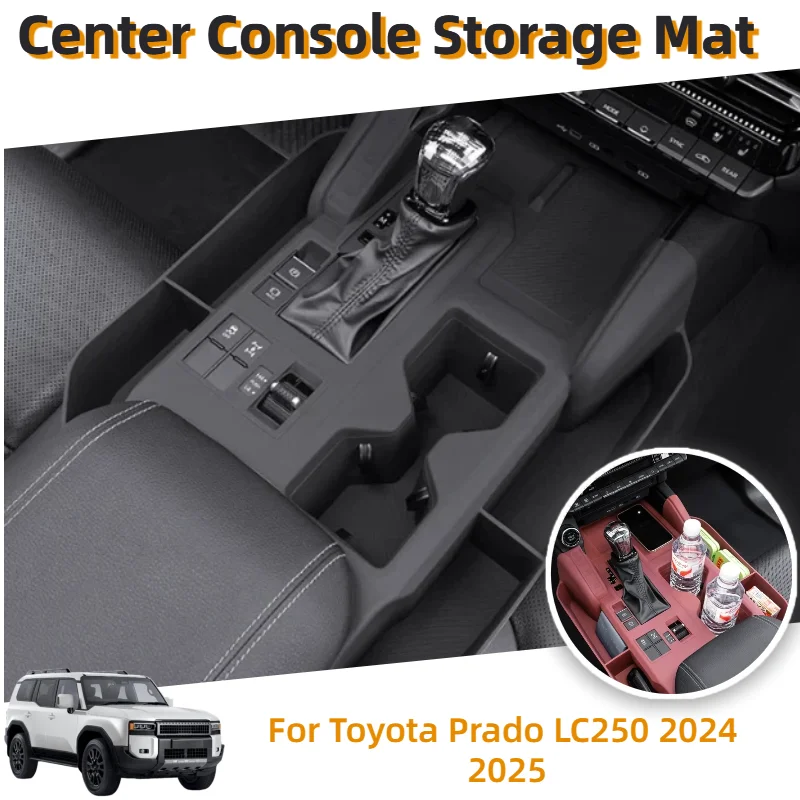 For Toyota Prado LC250 2024 2025 Central Control Gear Silicone Pad Storage Box Non-Slip Dustproof Car Interior Accessories
For Toyota Prado LC250 2024 2025 Central Control Gear Silicone Pad Storage Box Non-Slip Dustproof Car Interior Accessories