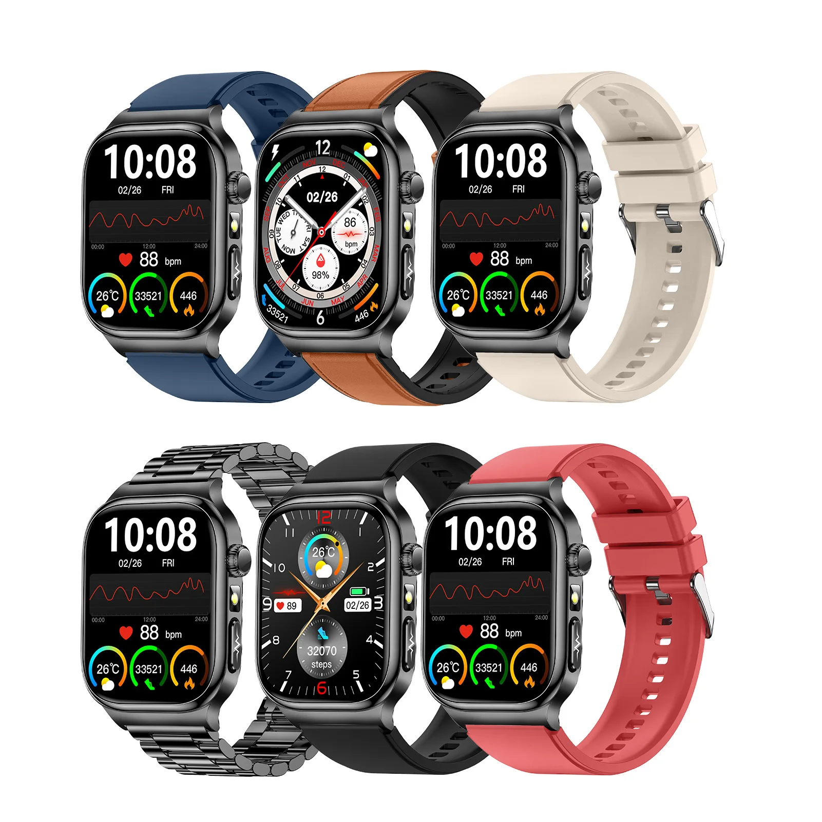 BT Calling Smartwatch Smart Health Watch with 2.4" Large Screen BT Calling SOS AI Assistant Flashlight
BT Calling Smartwatch Smart Health Watch with 2.4" Large Screen BT Calling SOS AI Assistant Flashlight