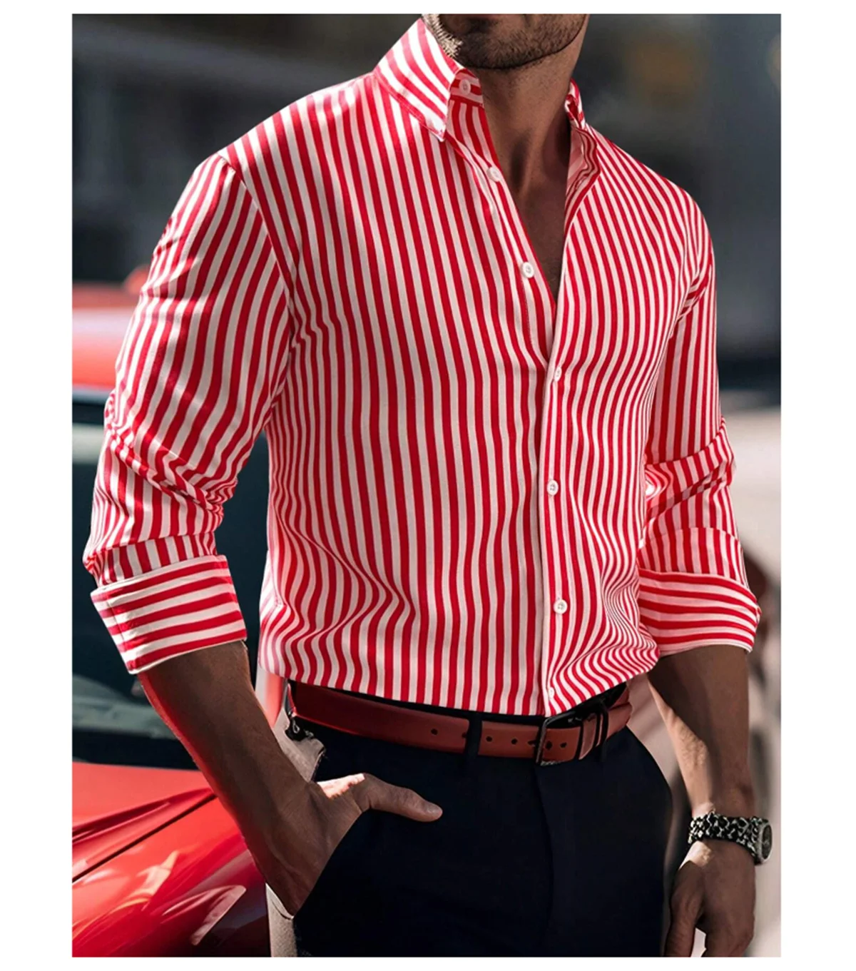 Men's shirt Tiki series solid color striped printed pattern long sleeved lapel button casual shirt comfortable and soft fabric
Men's shirt Tiki series solid color striped printed pattern long sleeved lapel button casual shirt comfortable and soft fabric