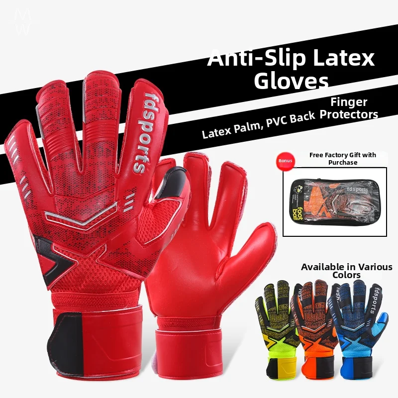 Size 5-11 Strong Grip Goalkeeper Gloves, Soccer Goalie Gloves for Kids Youth & Adult Football Training & Competition
Size 5-11 Strong Grip Goalkeeper Gloves, Soccer Goalie Gloves for Kids Youth & Adult Football Training & Competition