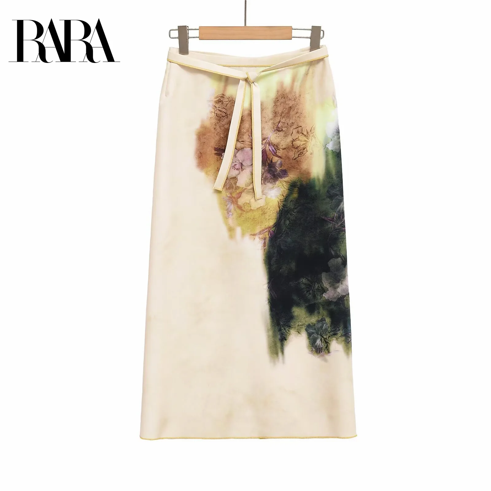 RARA Women's Elegant Midi Straight - cut Printed Skirt with Belt Decoration Stylish and Graceful
RARA Women's Elegant Midi Straight - cut Printed Skirt with Belt Decoration Stylish and Graceful