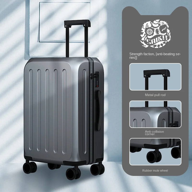 New luggage 20 inch business code box wholesale ins wind travel luggage Student couple trolley box High quality large capacity
New luggage 20 inch business code box wholesale ins wind travel luggage Student couple trolley box High quality large capacity