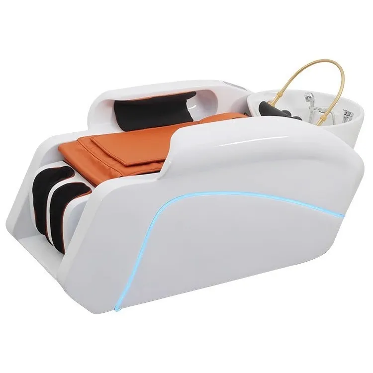 Shampoo bed Hair salon Barber shop with electric massage integrated shampoo bed Thai flat lying hair salon head therapy massage
Shampoo bed Hair salon Barber shop with electric massage integrated shampoo bed Thai flat lying hair salon head therapy massage