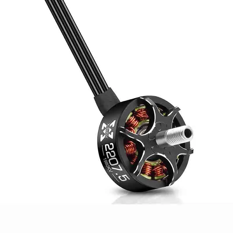 Hobbywing XRotor 2207.5 Motor 1780KV/1980KV FPV Crossover Drone with Strong Arc-Shaped Magnet Design for High-Efficiency Heat Di
Hobbywing XRotor 2207.5 Motor 1780KV/1980KV FPV Crossover Drone with Strong Arc-Shaped Magnet Design for High-Efficiency Heat Di