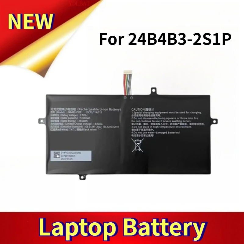 Совершенно новый аккумулятор для ноутбука 7,7 В, 5250 мАч для 24B4B3-2S1P
Совершенно новый аккумулятор для ноутбука 7,7 В, 5250 мАч для 24B4B3-2S1P