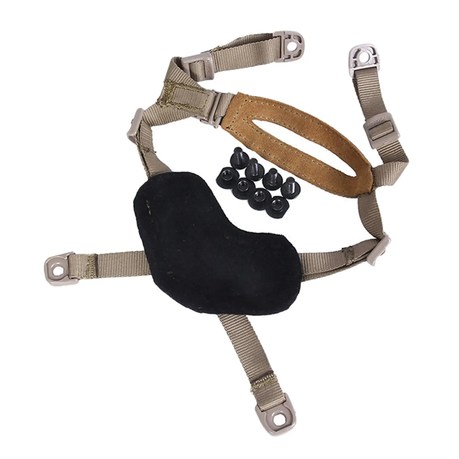 Chin Strap with Bolts & Screws X-Nape Adjustable Helmet Suspensor Retention for
Chin Strap with Bolts & Screws X-Nape Adjustable Helmet Suspensor Retention for