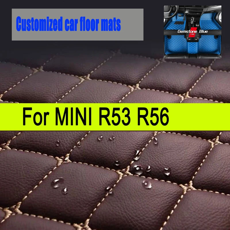 Автомобильные коврики на заказ для MINI R53 R56 4-местные 2004-2013 F55 F56 2 двери 4 двери PACEMAN R61 аксессуары для интерьера
Автомобильные коврики на заказ для MINI R53 R56 4-местные 2004-2013 F55 F56 2 двери 4 двери PACEMAN R61 аксессуары для интерьера