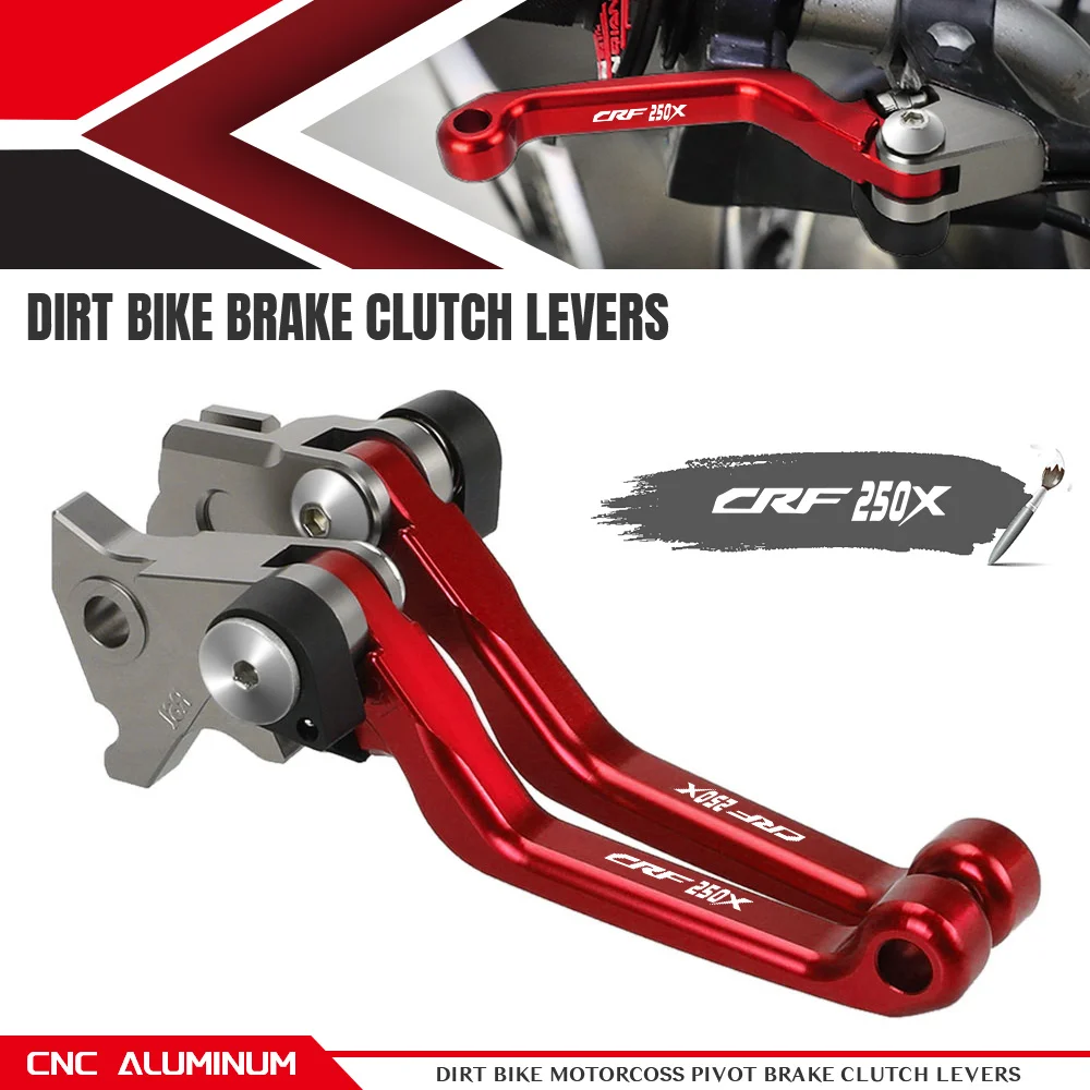 CNC Aluminum Dirt Bike Pivot Brake Clutch Levers Motorcoss Accessories For Honda CRF250X CRF 250X 2005 2006 2007 2008 2009-2018
CNC Aluminum Dirt Bike Pivot Brake Clutch Levers Motorcoss Accessories For Honda CRF250X CRF 250X 2005 2006 2007 2008 2009-2018