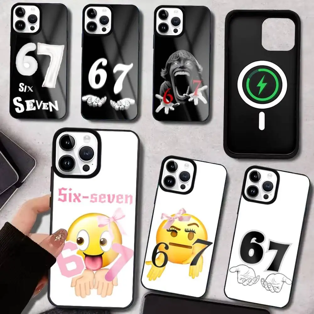 Six Seven Singer 67 Phone Case for iPhone 17/16/15/14/13/12/11 plus pro Max Compatible with Magsafe Wireless Charging
Six Seven Singer 67 Phone Case for iPhone 17/16/15/14/13/12/11 plus pro Max Compatible with Magsafe Wireless Charging