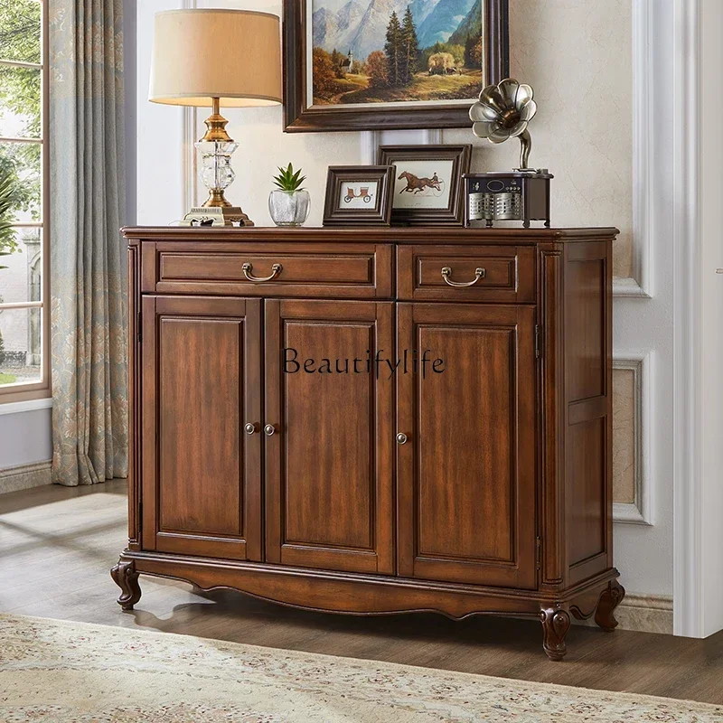 yj9 American-style Solid Wood Shoe Cabinet Home Doorway Large Capacity Storage Cabinet
yj9 American-style Solid Wood Shoe Cabinet Home Doorway Large Capacity Storage Cabinet