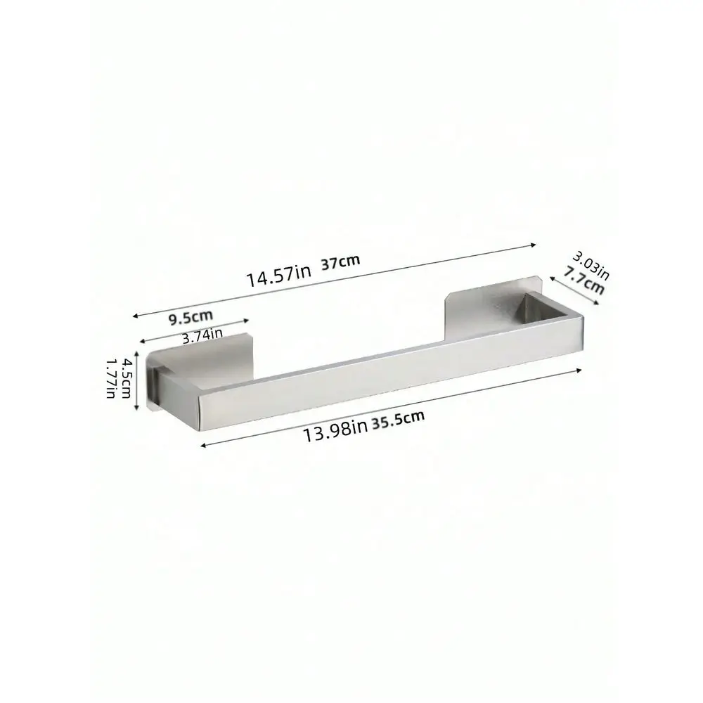 Steel Bathroom Hanging Accessory, Thick Towel Bar With Towel Ring, NoDrilling Coat Hook, Tissue Holder, Bathroom Storage Rack,
Steel Bathroom Hanging Accessory, Thick Towel Bar With Towel Ring, NoDrilling Coat Hook, Tissue Holder, Bathroom Storage Rack,