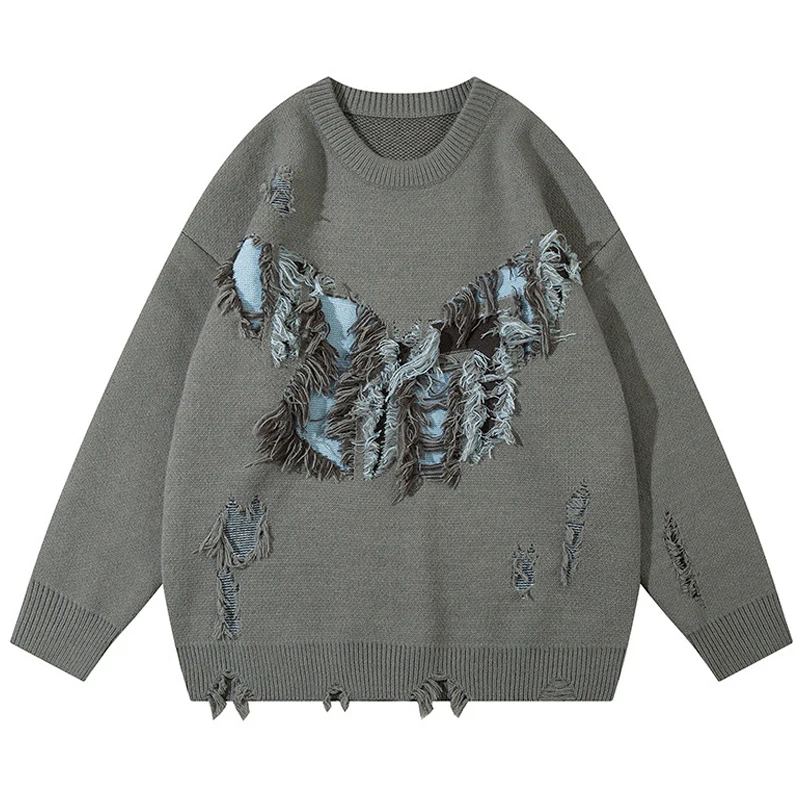 Men's Oversized Hollow Hole Butterfly Sweaters Fashion Loose Trend American Retro O Neck 2024 Winter Knit Pullovers Women's Tops
Men's Oversized Hollow Hole Butterfly Sweaters Fashion Loose Trend American Retro O Neck 2024 Winter Knit Pullovers Women's Tops