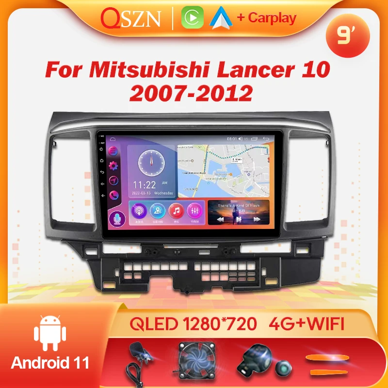 QSZN For Mitsubishi Lancer 10 CY 2007-2012 Car Radio Stereo Multimedia Video Player Android 13 Carplay 4G GPS Navigation DVD
QSZN For Mitsubishi Lancer 10 CY 2007-2012 Car Radio Stereo Multimedia Video Player Android 13 Carplay 4G GPS Navigation DVD