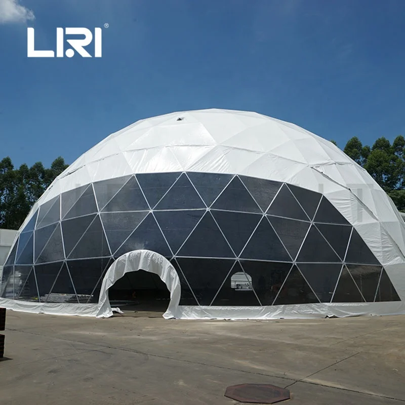 Steel Frame Arch Circle Events Turtle Geodesic Dome Tent with Wooden Floor
Steel Frame Arch Circle Events Turtle Geodesic Dome Tent with Wooden Floor