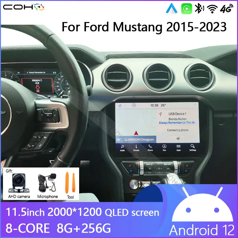For Ford Mustang 2015-2023 Multimedia player 8+256G UIS7862S audio and video player Carplay Android radio 2K screen Android12
For Ford Mustang 2015-2023 Multimedia player 8+256G UIS7862S audio and video player Carplay Android radio 2K screen Android12
