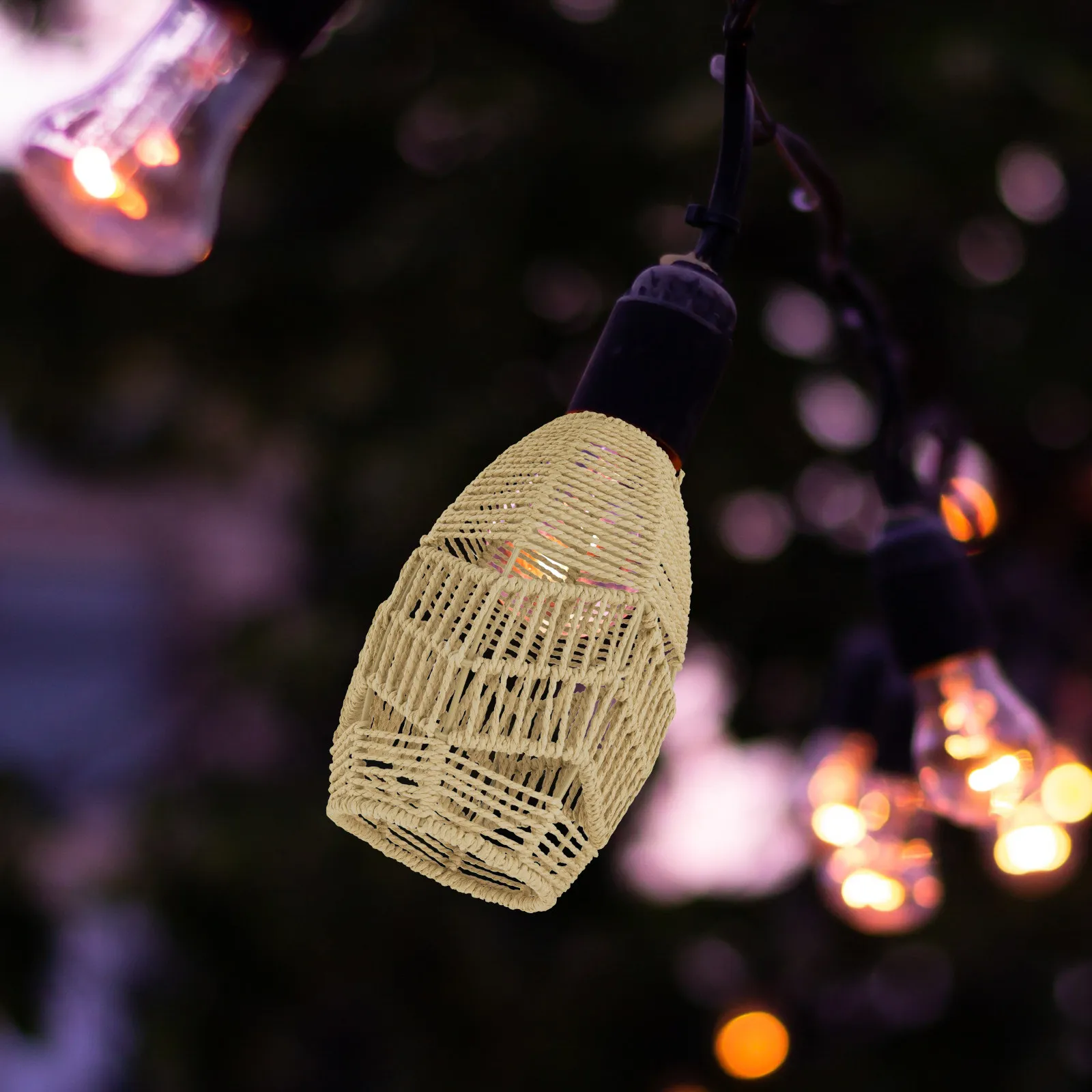 Strong Not Easy to Break Woven Lamp Shade Versatile Hanging Light Cover for Chandelier Pendant Lamp Home Bar Hotel Decor
Strong Not Easy to Break Woven Lamp Shade Versatile Hanging Light Cover for Chandelier Pendant Lamp Home Bar Hotel Decor
