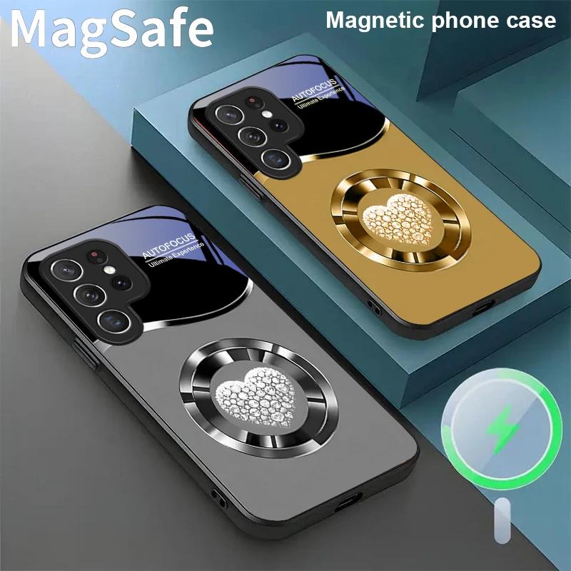 Diamond Love Circle For Samsung Galaxy S20 FE S21 S22 S23 Plus S24 Ultra S25 Edge S24Ultra 22Plus Magsafe Glass Phone Casee
Diamond Love Circle For Samsung Galaxy S20 FE S21 S22 S23 Plus S24 Ultra S25 Edge S24Ultra 22Plus Magsafe Glass Phone Casee