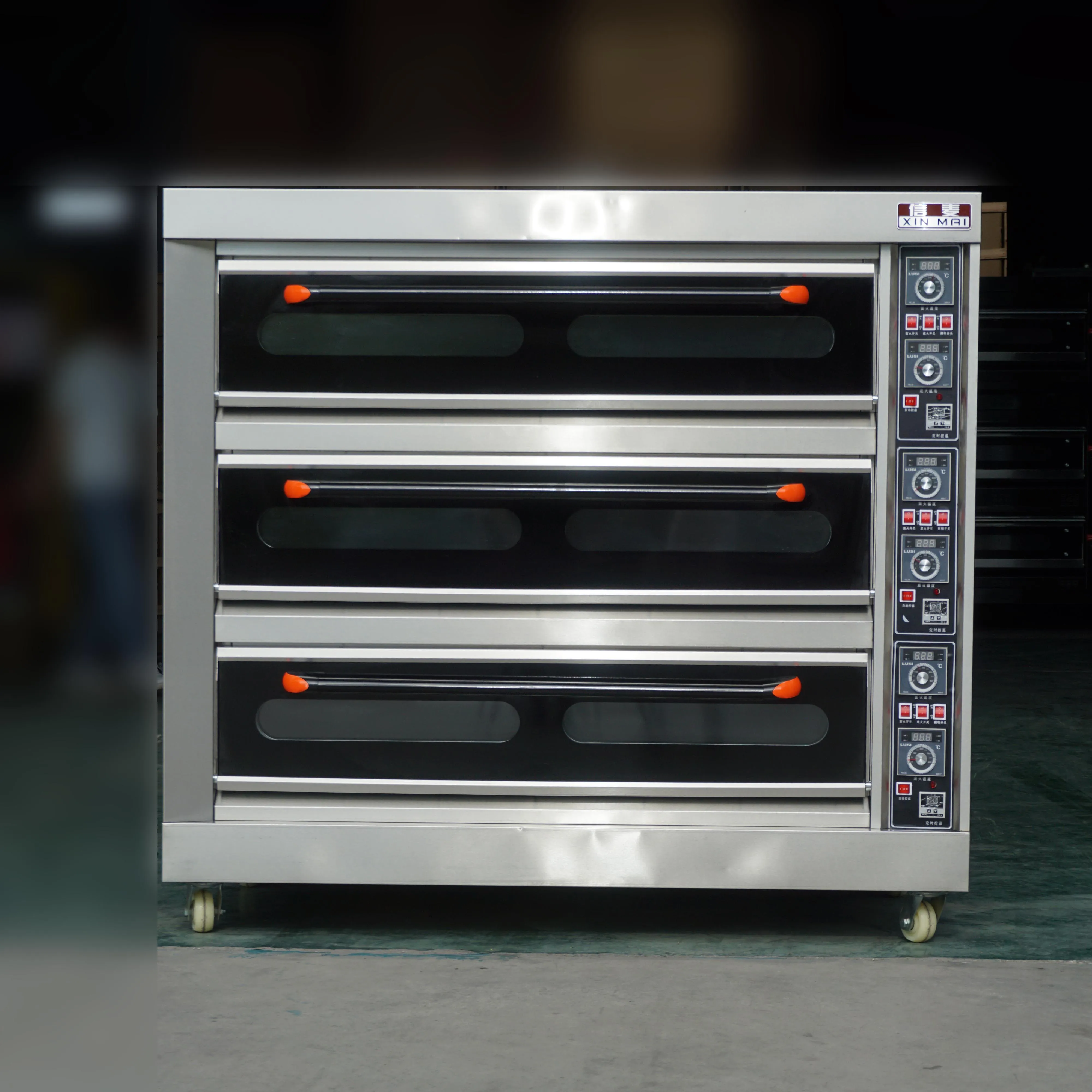 【Best-selling】Factory Wholesales 3 Layer 9 Trays Stainless Steel Bread Pizza Electric Deck Baking Oven
【Best-selling】Factory Wholesales 3 Layer 9 Trays Stainless Steel Bread Pizza Electric Deck Baking Oven