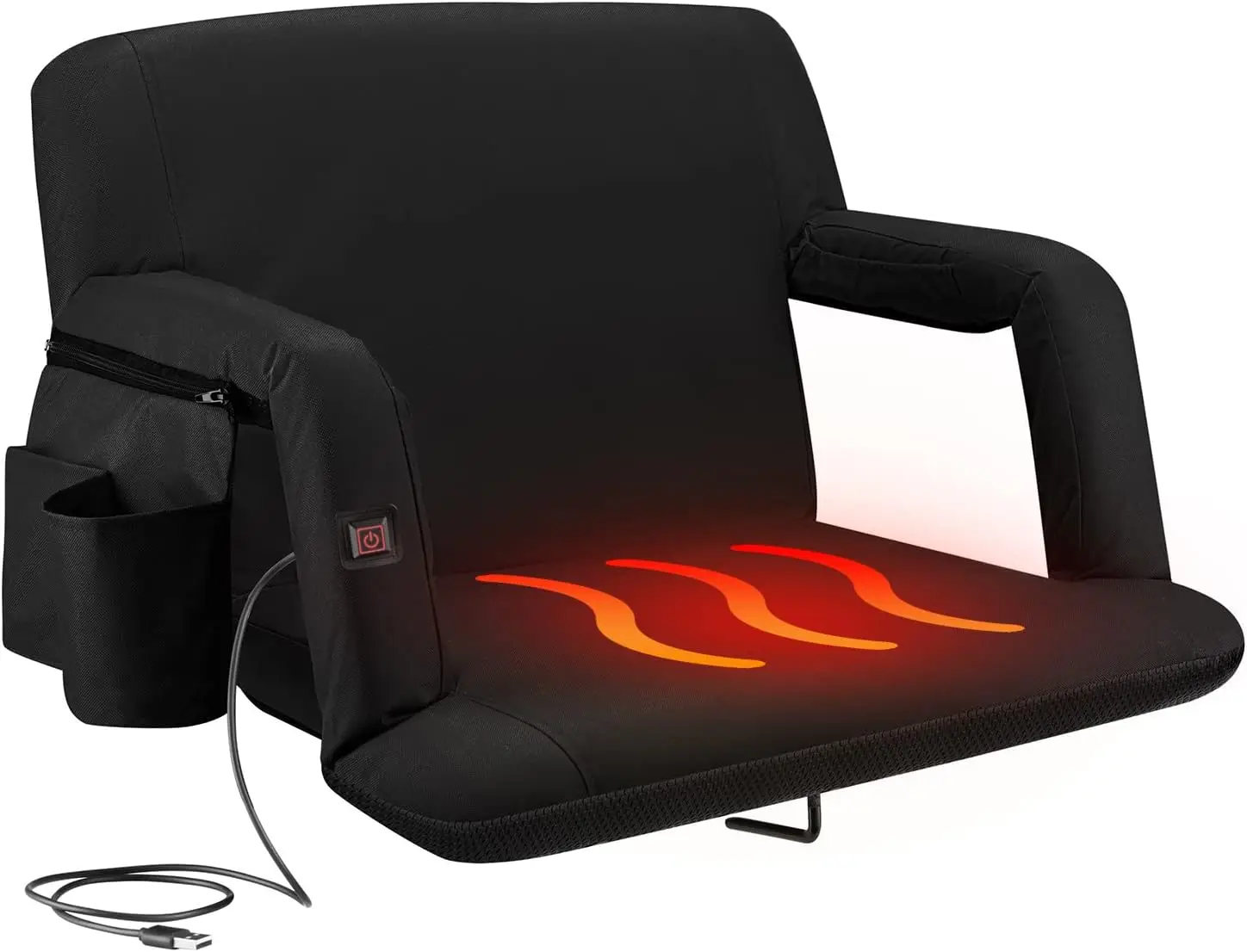 Alpcour Extra-Wide Heated Reclining Stadium Seat - Waterproof, Thick Padding
Alpcour Extra-Wide Heated Reclining Stadium Seat - Waterproof, Thick Padding