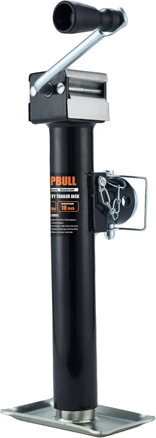 5000lb Weld-on Pipe Swivel Trailer Jack, 10" Vertical Travel for RVs, Boats, Horse & Multi-Purpose Trailers
5000lb Weld-on Pipe Swivel Trailer Jack, 10" Vertical Travel for RVs, Boats, Horse & Multi-Purpose Trailers