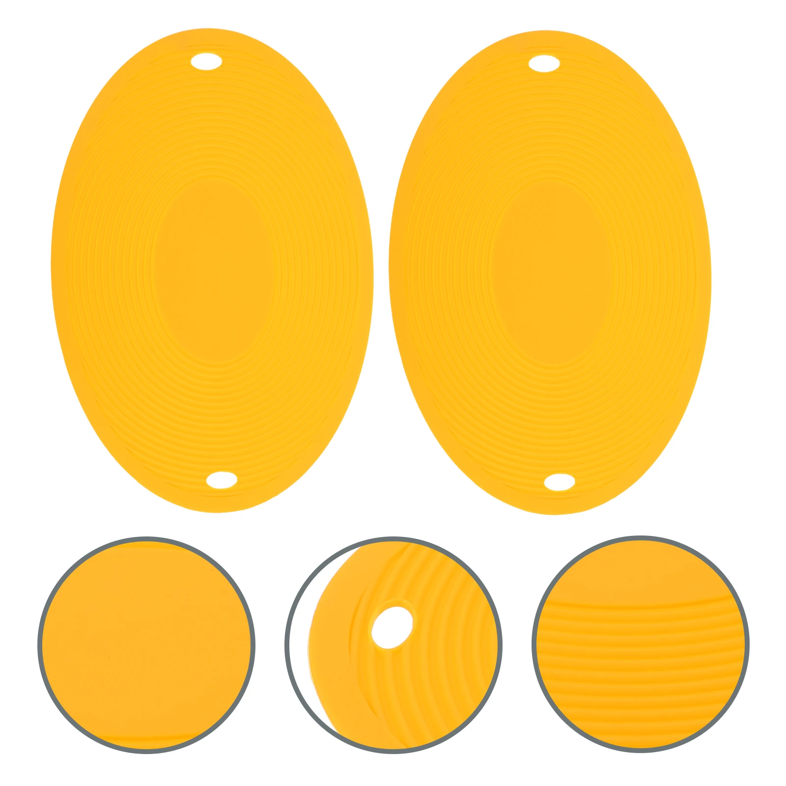2pcs Silicone Trivet Heat Resistant Pot Pan Holder Non-Slip Kitchen Table Mat Reusable Drying Drain Mat For Hot Pots Pans Wok
2pcs Silicone Trivet Heat Resistant Pot Pan Holder Non-Slip Kitchen Table Mat Reusable Drying Drain Mat For Hot Pots Pans Wok