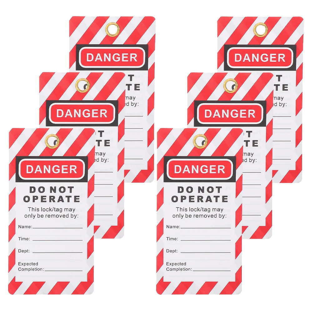 6Pcs Industrial Safety Warning Tags Durable Tags Do Not Operate Hanging Labels Compliance Equipment Repair Warning Signs
6Pcs Industrial Safety Warning Tags Durable Tags Do Not Operate Hanging Labels Compliance Equipment Repair Warning Signs