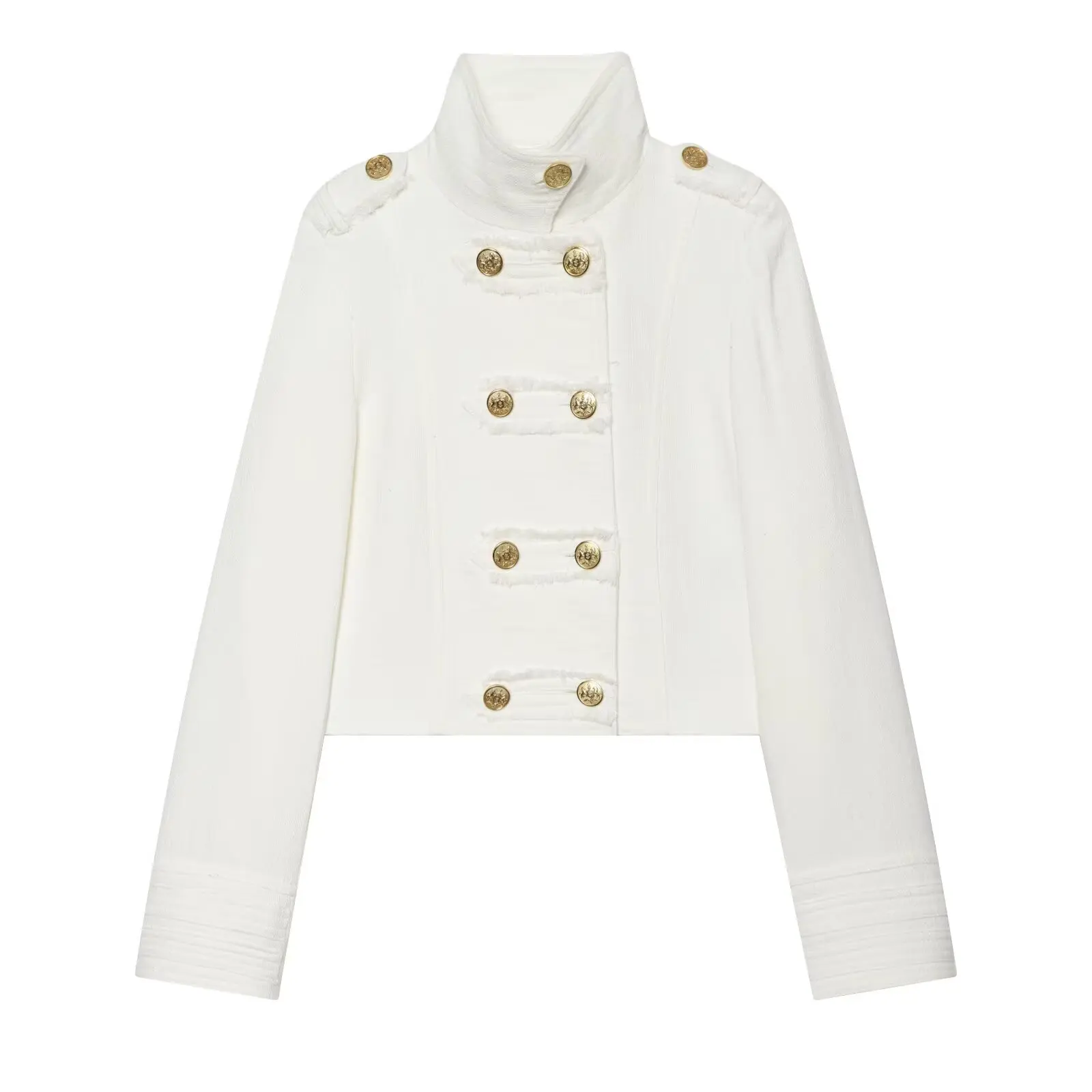 WOMAN 2026 Summer New Fashion Double-breasted with buttons Short Coat Retro Long Sleeve Casual Chic Female Outerwear Overshirt
WOMAN 2026 Summer New Fashion Double-breasted with buttons Short Coat Retro Long Sleeve Casual Chic Female Outerwear Overshirt