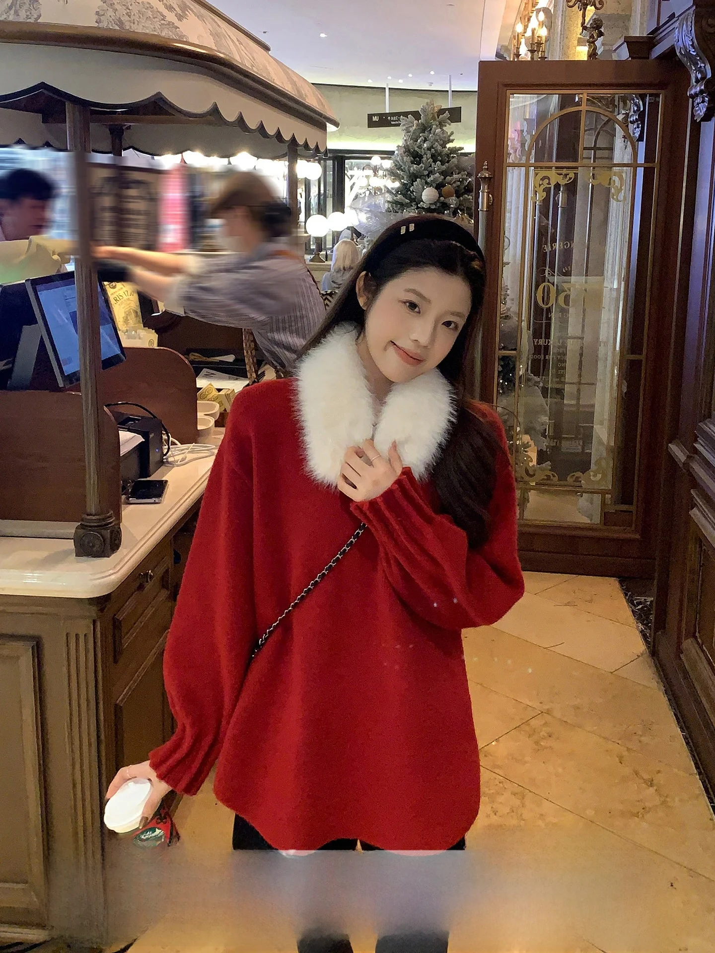 Detachable Fur Collar Knitted Sweater Loose Fit Women's Sle Winter Warm Ne Warmer U77 Lazy Sle Versatile Slimming Top
Detachable Fur Collar Knitted Sweater Loose Fit Women's Sle Winter Warm Ne Warmer U77 Lazy Sle Versatile Slimming Top