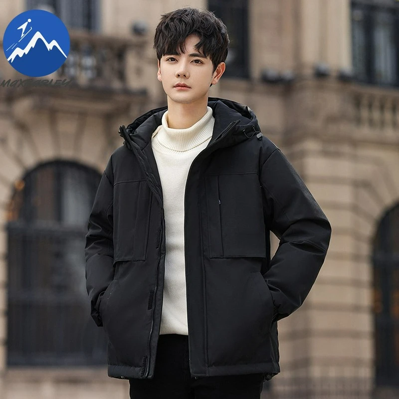 Maxbarley Men Down Jacket Casual Hooded Outdoor Climbing Windproof Warm Parka High Quality White Duck Down Thickened Filler Down
Maxbarley Men Down Jacket Casual Hooded Outdoor Climbing Windproof Warm Parka High Quality White Duck Down Thickened Filler Down