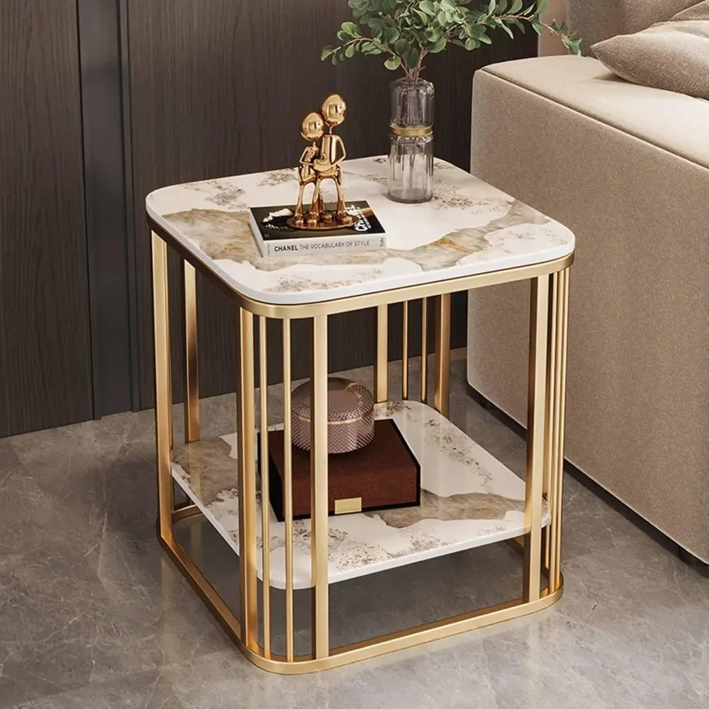 End Table with Storage, 2-Tier Side Table with Metal Frame,Modern Coffee Table for Small Spaces,Small Bedside
End Table with Storage, 2-Tier Side Table with Metal Frame,Modern Coffee Table for Small Spaces,Small Bedside