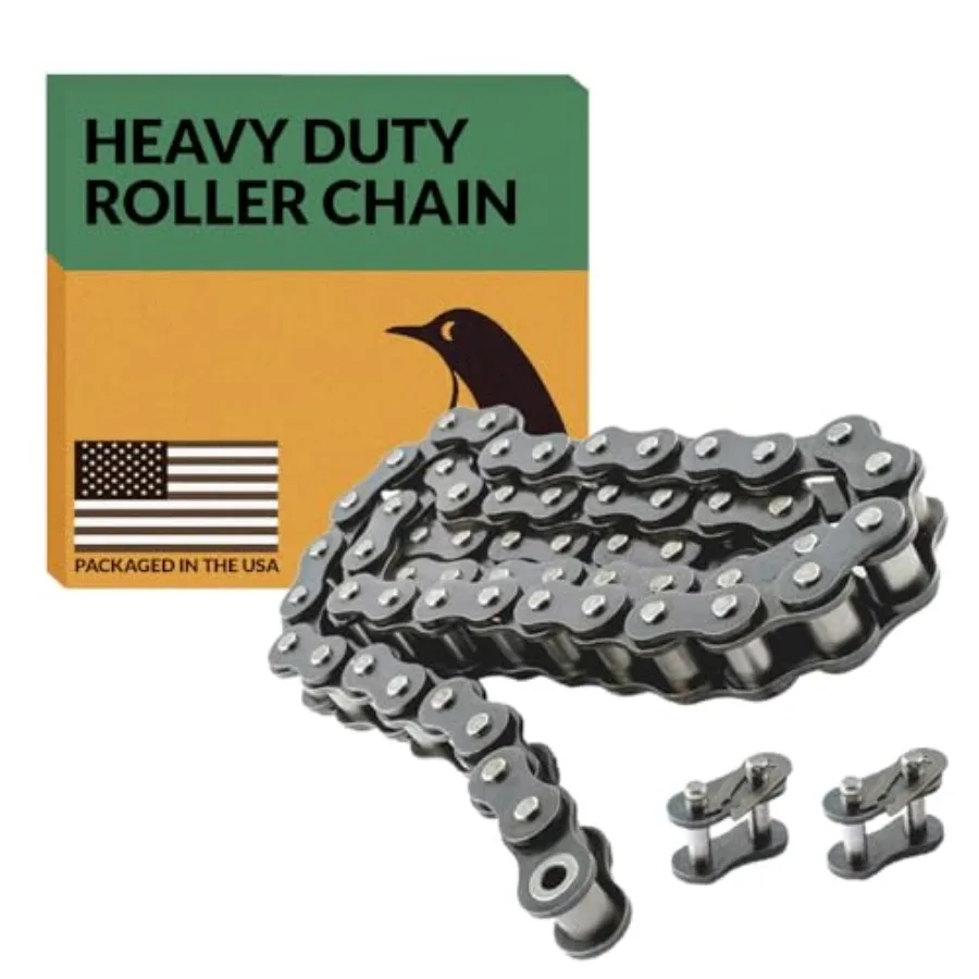PGN #60 Heavy Duty Roller Chain - 10 Feet + 2 Free Connecting Links - #60H - 159 Links
PGN #60 Heavy Duty Roller Chain - 10 Feet + 2 Free Connecting Links - #60H - 159 Links