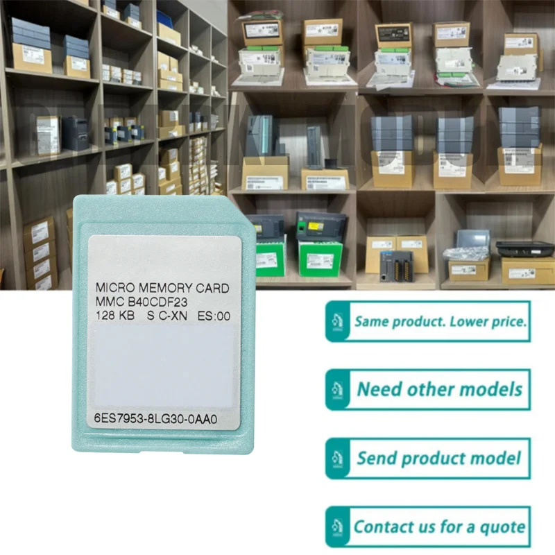Brand New Original 6ES7953-8LG31-0AA0 S7-300 MemoryCard MMC Card 128KB
Brand New Original 6ES7953-8LG31-0AA0 S7-300 MemoryCard MMC Card 128KB