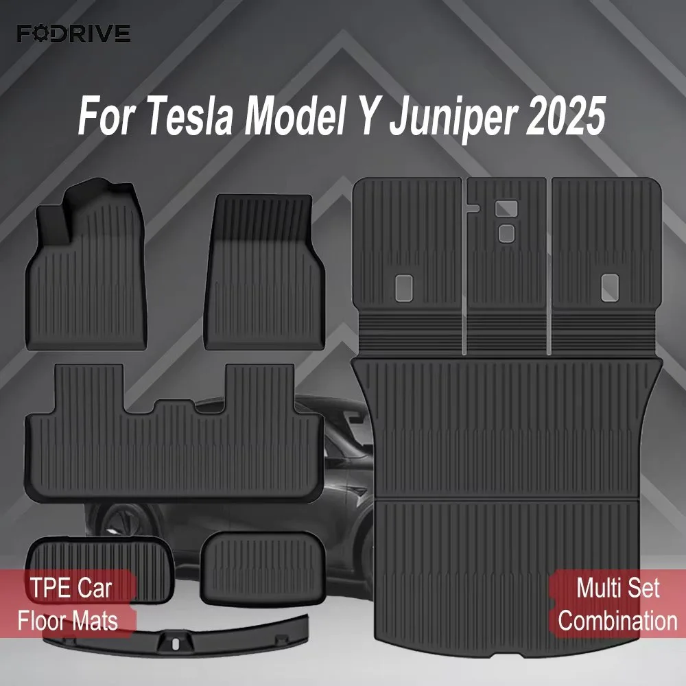 For Tesla Model Y Premium/Performance 2025+ TPE Floor Mats Luggage Mat Wear-resistant Foot Pads Model Y Trunk Mats
For Tesla Model Y Premium/Performance 2025+ TPE Floor Mats Luggage Mat Wear-resistant Foot Pads Model Y Trunk Mats