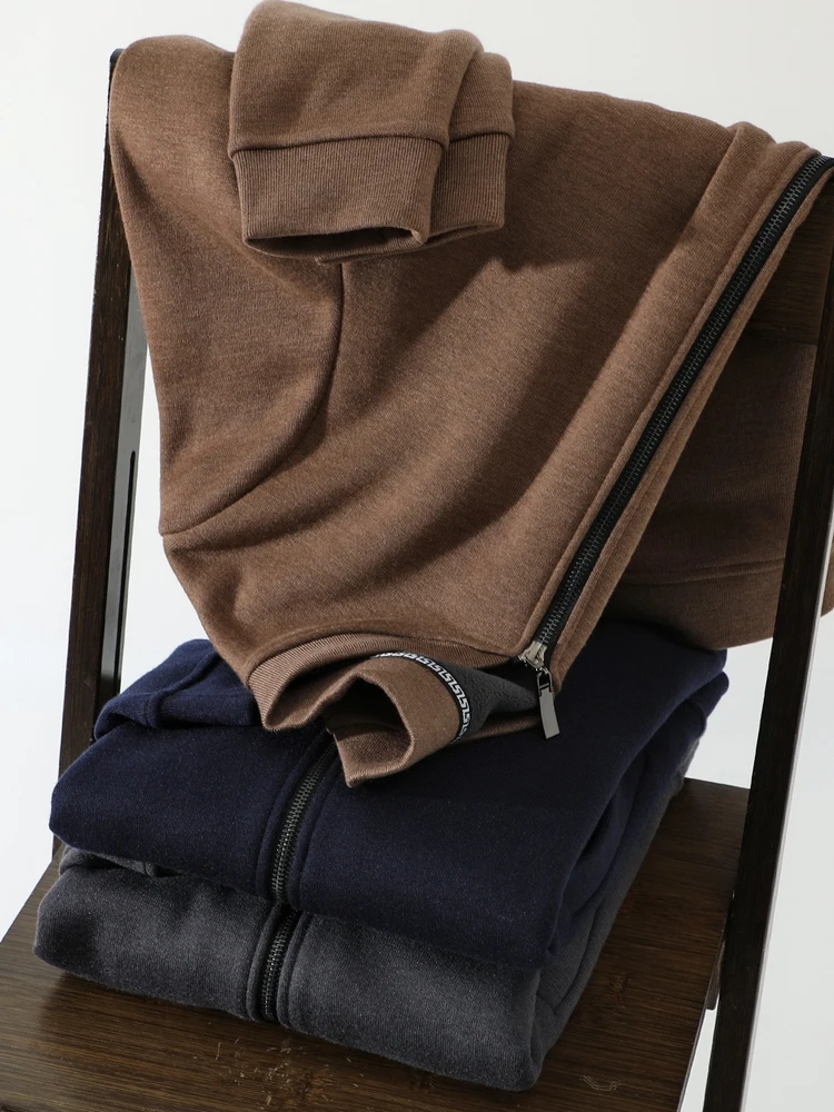 Men's Casual Woolen Fleece Lined Knitted Jacket Autumn Winter Warm Elastic Stand Collar Zipper Closure Coat Standard Fit Pure...
Men's Casual Woolen Fleece Lined Knitted Jacket Autumn Winter Warm Elastic Stand Collar Zipper Closure Coat Standard Fit Pure...