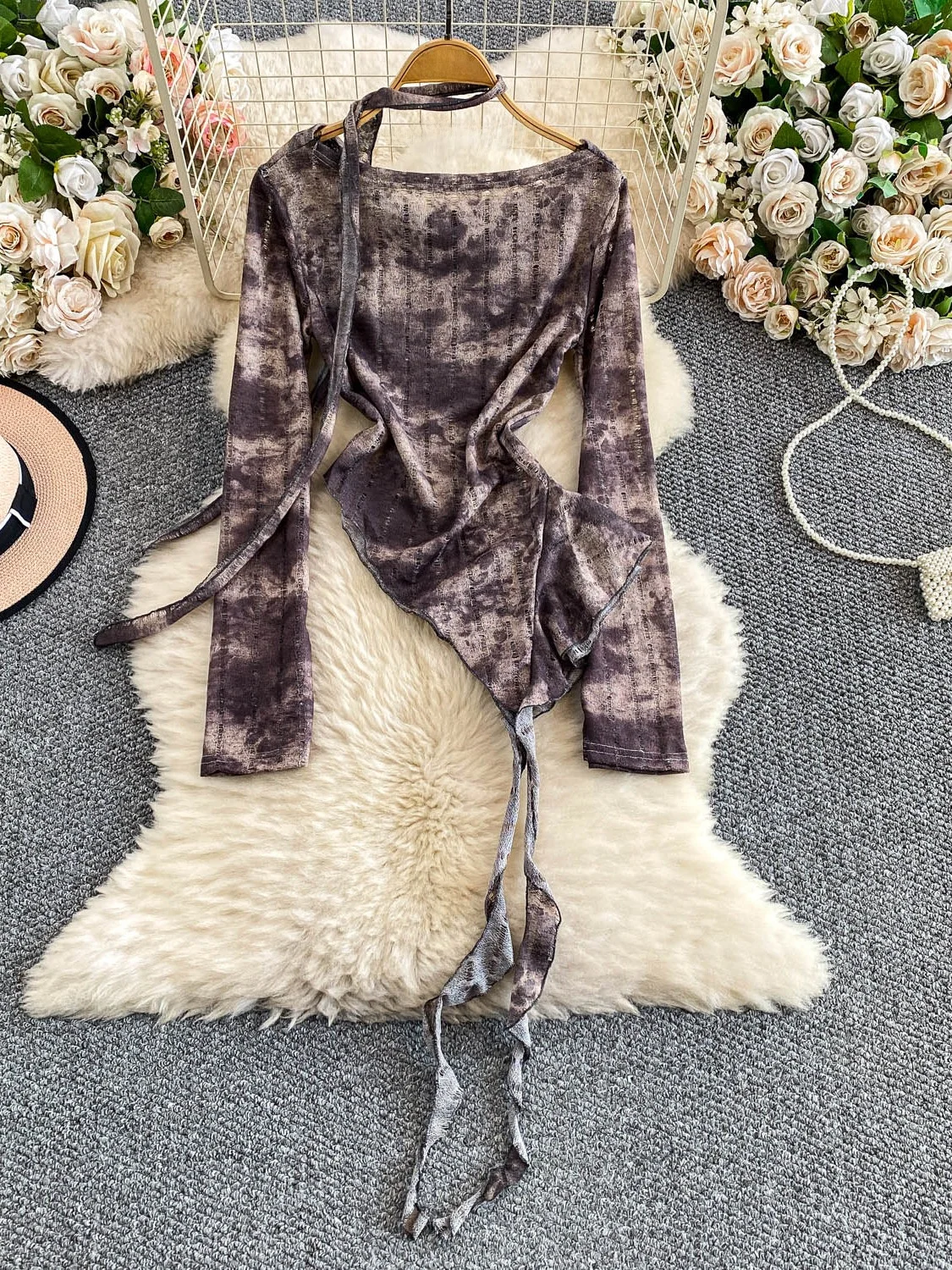 Сексуальная американская футболка Sle Long Sve Slim Fit для женщин, повседневный топ с асимметричной лентой и высокой талией
Сексуальная американская футболка Sle Long Sve Slim Fit для женщин, повседневный топ с асимметричной лентой и высокой талией