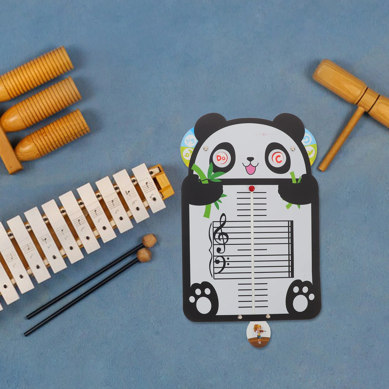 Флеш-карты для музыкального образования, доска с нотами в виде панды для детей, начинающих изучать музыку, портативный инструмент для тренировки ритма для дома
Флеш-карты для музыкального образования, доска с нотами в виде панды для детей, начинающих изучать музыку, портативный инструмент для тренировки ритма для дома
