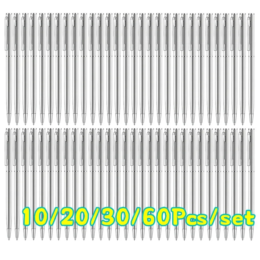 10-60Pcs Gold Metal Slim Ballpoint Pens Bulk Retractable Metallic Black Ink 1 Mm Medium Point Smooth Writing Pens
10-60Pcs Gold Metal Slim Ballpoint Pens Bulk Retractable Metallic Black Ink 1 Mm Medium Point Smooth Writing Pens