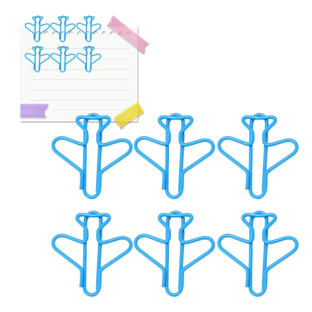 100Pcs Blue/Green Cute Paper Clips Plastic Covered Wire Plane Shape Fancy Paperclips Bright Color Small Size Small Paper Clips
100Pcs Blue/Green Cute Paper Clips Plastic Covered Wire Plane Shape Fancy Paperclips Bright Color Small Size Small Paper Clips