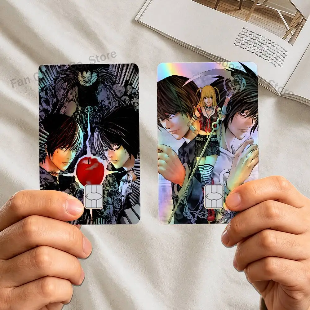 Anime D-Death Note Laser shimmer Credit Card Skin Party Stickers for Visa Bank Card Bus Metro Access Card Waterproof Decal Gift
Anime D-Death Note Laser shimmer Credit Card Skin Party Stickers for Visa Bank Card Bus Metro Access Card Waterproof Decal Gift