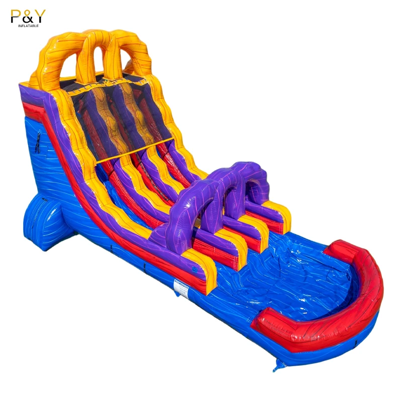 Коммерческая водная горка Надувная гигантская надувная водная горка для бассейна
Коммерческая водная горка Надувная гигантская надувная водная горка для бассейна