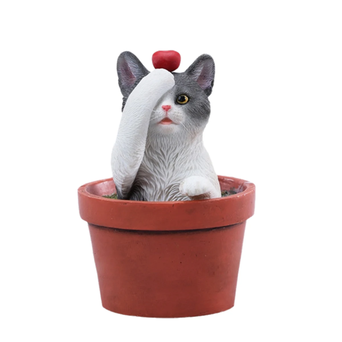HiPlay JXK Cat Flowerpot Cat Expertly Hand-Painted Lifelike Safe Resin 1:6 Animal Figurine
HiPlay JXK Cat Flowerpot Cat Expertly Hand-Painted Lifelike Safe Resin 1:6 Animal Figurine