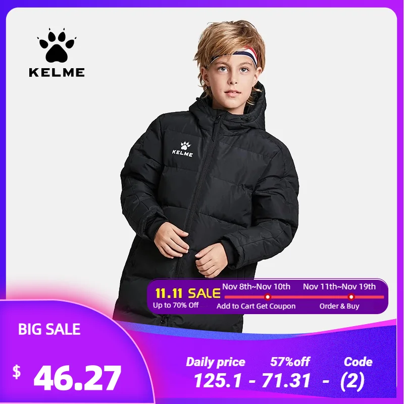 KELME детская зимняя куртка, длинное однотонное спортивное тренировочное пальто, детское пальто, верхняя одежда, теплое зимнее пальто с хлопковой подкладкой для мальчиков и девочек 3883406
KELME детская зимняя куртка, длинное однотонное спортивное тренировочное пальто, детское пальто, верхняя одежда, теплое зимнее пальто с хлопковой подкладкой для мальчиков и девочек 3883406