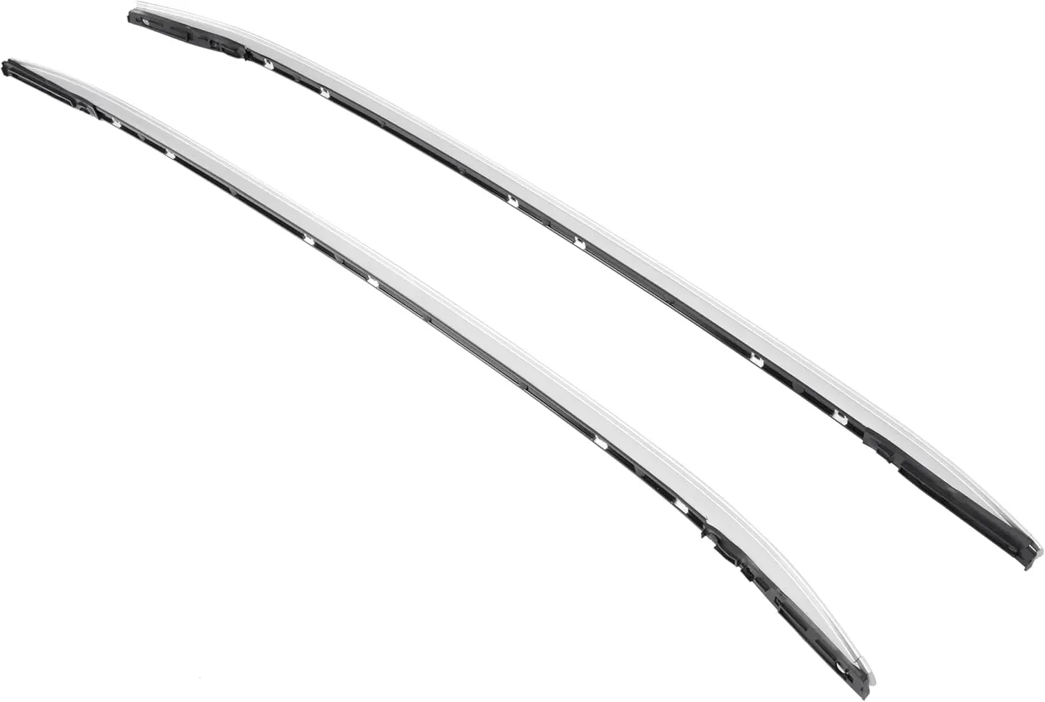 2Pcs Roof Rack Side Rails Compatible with 2017-2024 Mazda CX-5 Top Side Rails Roof Bars Luggage Carrier Painted Silvery Black
2Pcs Roof Rack Side Rails Compatible with 2017-2024 Mazda CX-5 Top Side Rails Roof Bars Luggage Carrier Painted Silvery Black