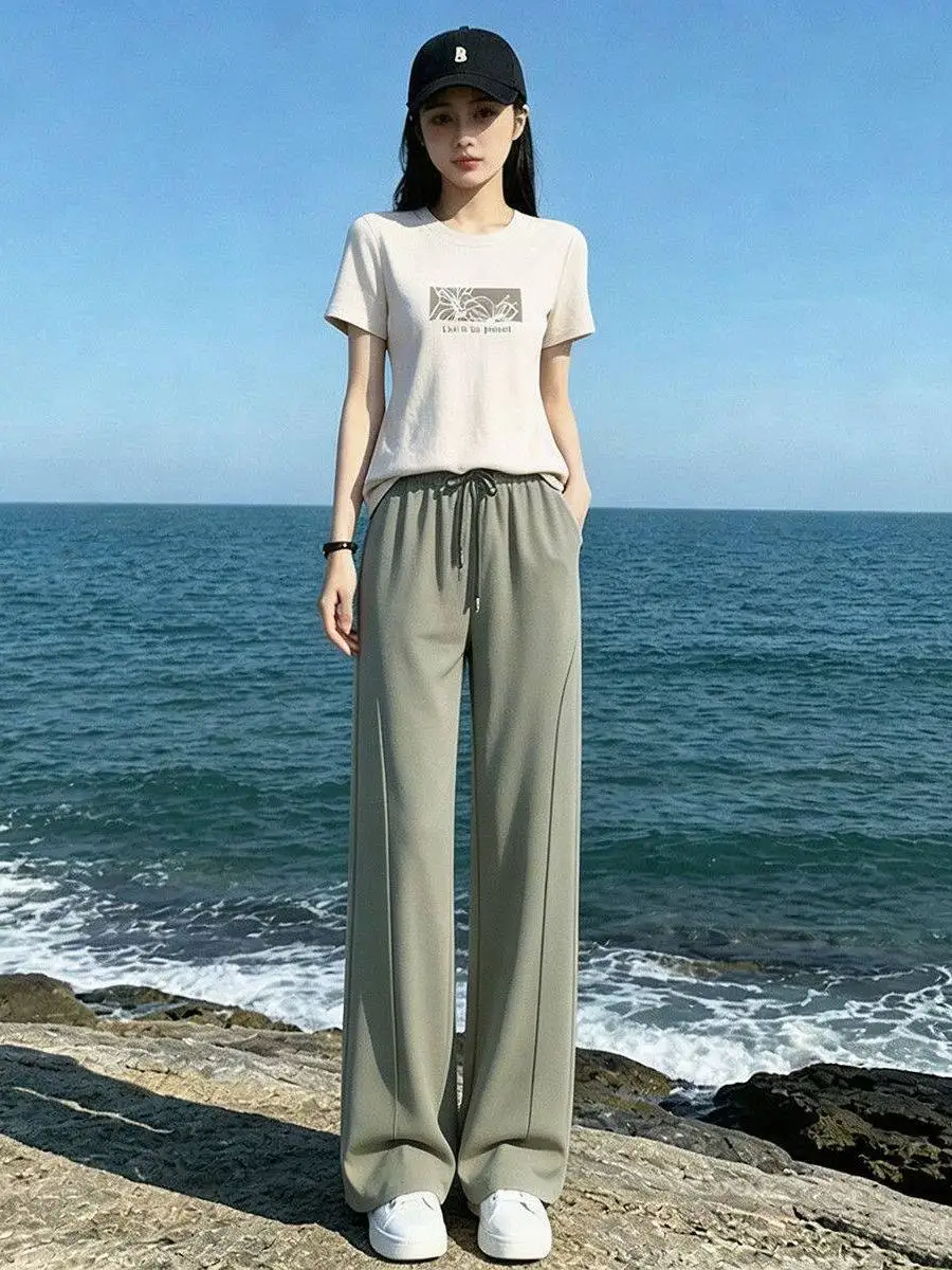 Casual Sportswear Set for Women Summer Fashionable Youthful Design Printed Short Sleeve Wide Leg Pants Two Piece Set
Casual Sportswear Set for Women Summer Fashionable Youthful Design Printed Short Sleeve Wide Leg Pants Two Piece Set
