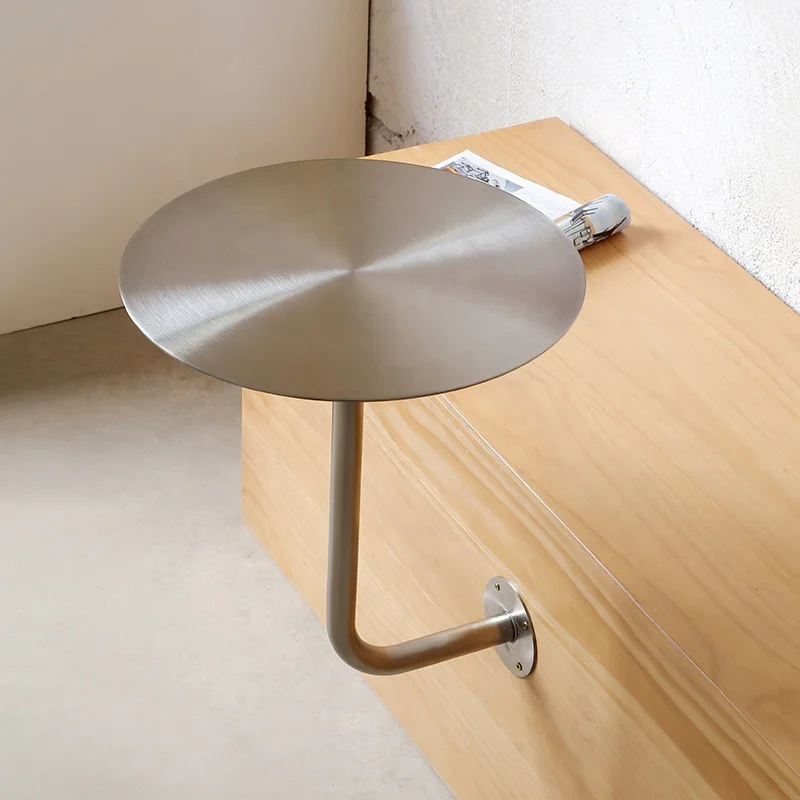 Dining Table Wall Mounted Stainless Steel Rounddining Room Furniture Coffee Small Round Table Metal Outdoor Hanging Dining Table 
Dining Table Wall Mounted Stainless Steel Rounddining Room Furniture Coffee Small Round Table Metal Outdoor Hanging Dining Table